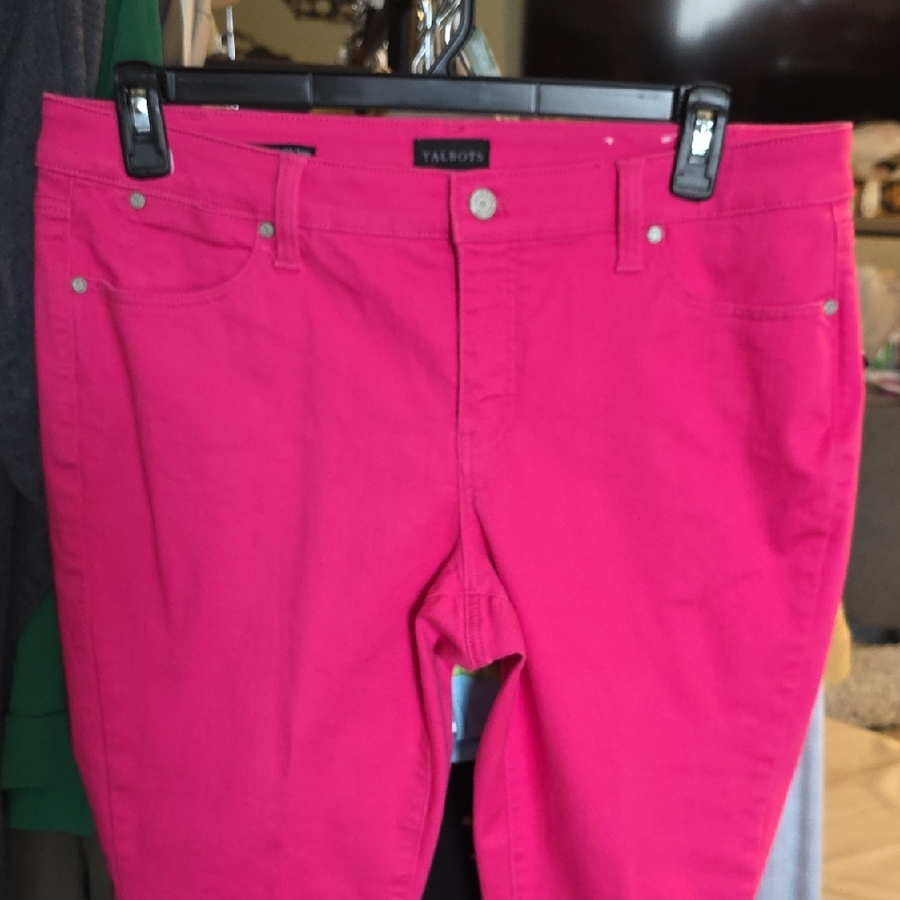Talbots Women's Hot Pink Straight Leg Jeans